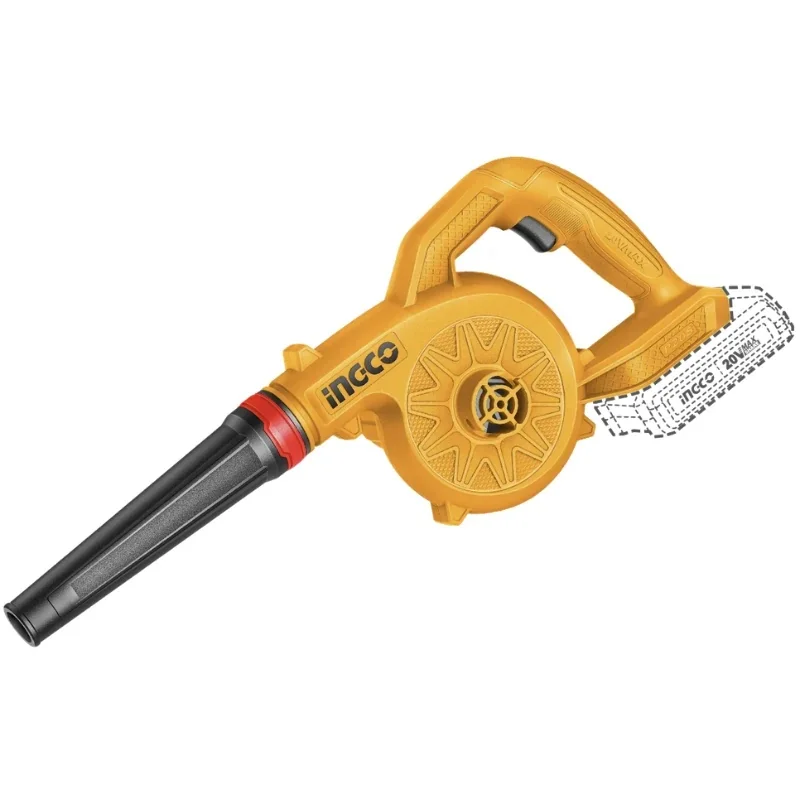 Suflanta frunze INGCO CABLI2078, 20V, 400W, 0-18000 RPM, debit aer 2.7 m³/min, viteza aer 69 m/s, compatibila platforma INGCO 20V, fara acumulator si incarcator