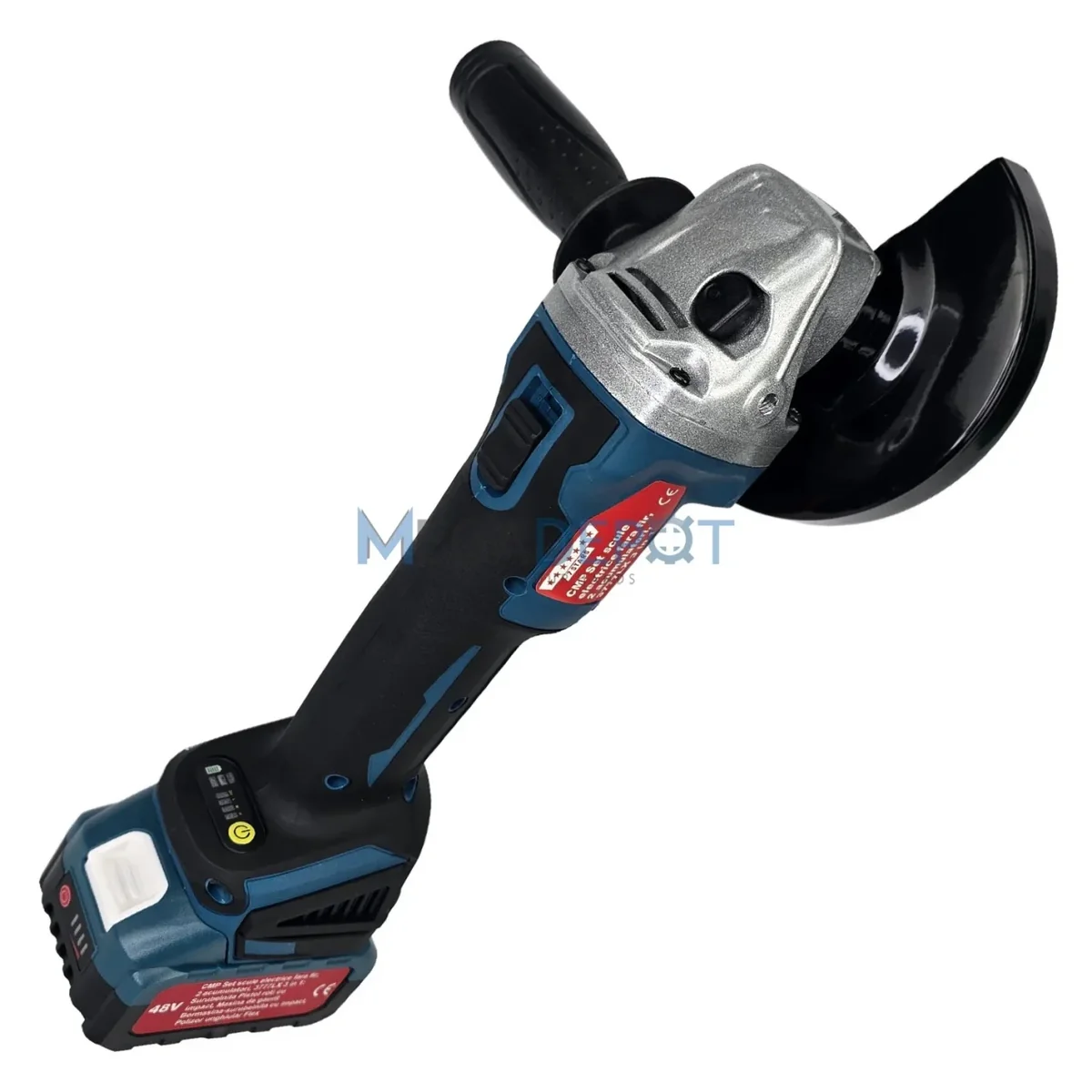 Set 3 scule cu 2 acumulatori 48v, Polizor Unghiular, Cheie impact, Masina de gaurit si insurubat Bormasina, manusi cadou Campion PROFESSIONAL CMP1849