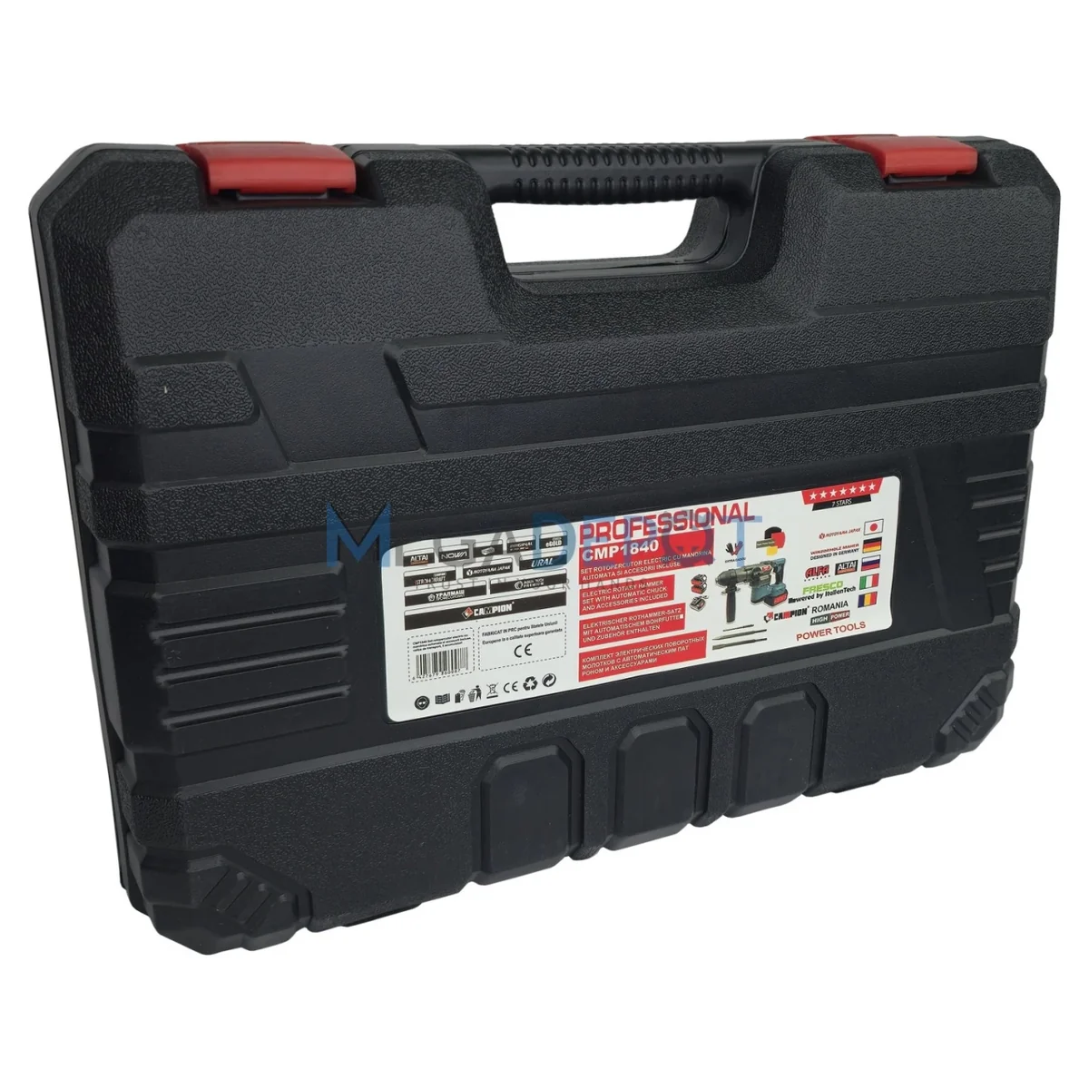 Ciocan Rotopercutor cu 2 acumulatori 48V, motor Burshless, 4J, 4500BPM, Campion PROFESSIONAL CMP1832
