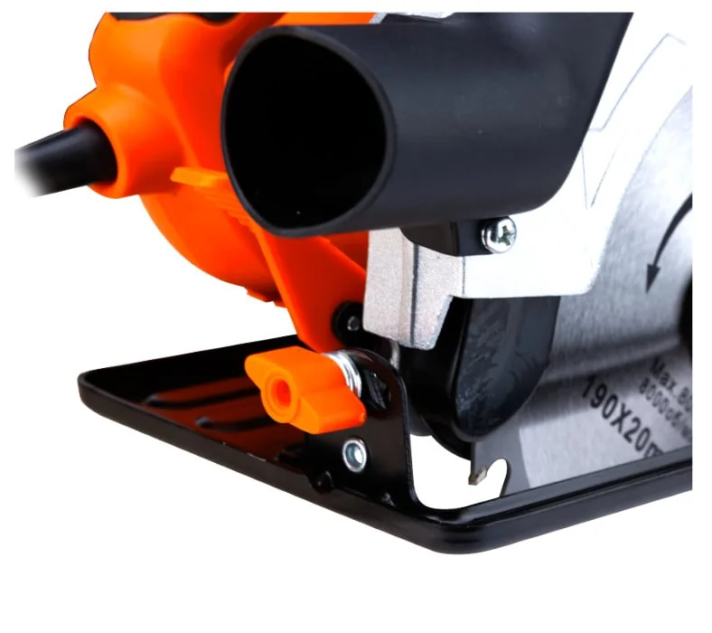 Fierăstrău Circular 1600W, Disc 185/190mm, Tăiere 45°, Evotools 681622