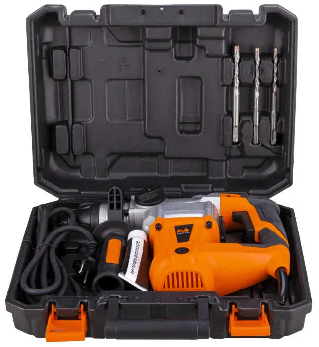 Ciocan Rotopercutor 800W, 4J, 850 Rpm, Perii Rezerva, 3 Burghie, Trusa Evotools 679687