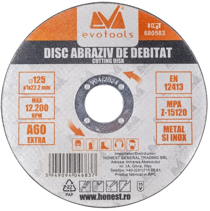 Disc Abraziv De Debitat ETS 230 X 3 Mm; Granulație A36
