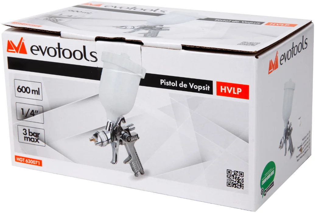 Pistol De Vopsit Hvlp 600 Ml Evotools 630071