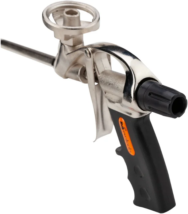 Pistol Metalic Nichelat Pentru Spuma Poliuretanica; Evotools 628188