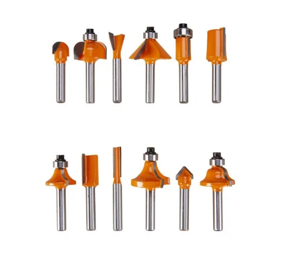 Set Freza Lemn 12 Buc 6 Mm Evotools 681455