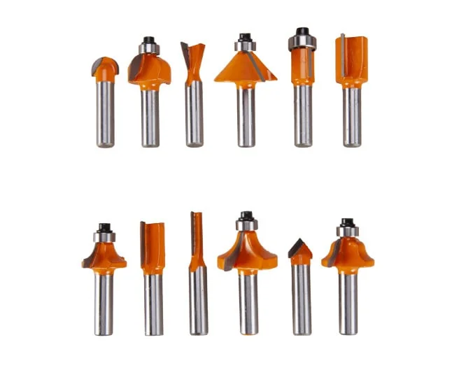 Set Freza Lemn 12 Buc 6 Mm Evotools 681455