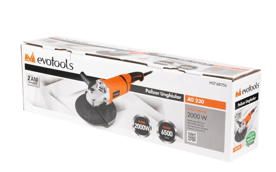 Flex Polizor Unghiular 2000 W, 230 mm, Ag 230 Epto Evotools 681750