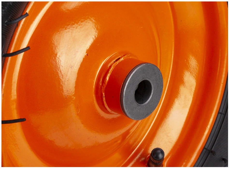 Roata Roaba Pneumatică Cu Jantă Metalică Și Țeavă 3.50-8, 102 Mm, Evotools 674833
