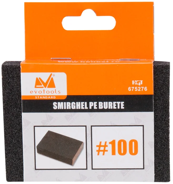 Smirghel Pe Burete 25x70x100 Mm 80 Granulație Evotools 674791