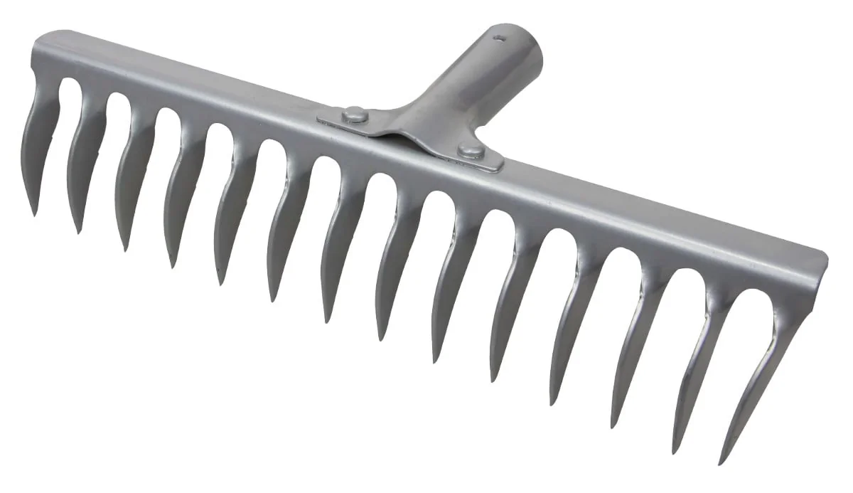 Greblă Zincată 480 mm, 18 Dinti, Evotools 634089