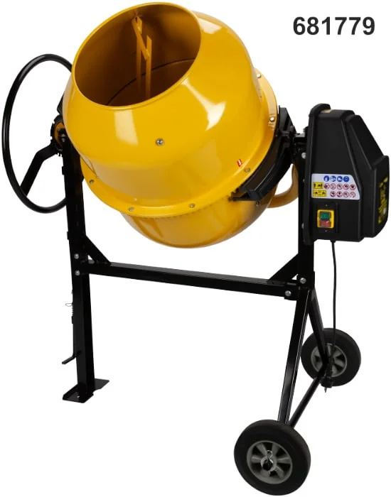 Betoniera 180L, 650W, 28 Rpm, Evotools Buildxell 681778