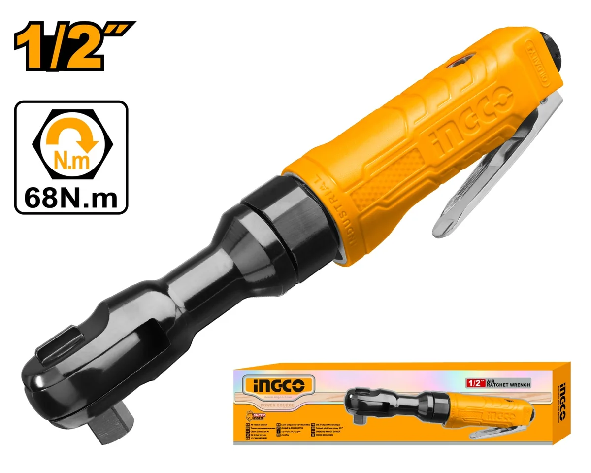 Cheie Cu Clichet 1/2 Pneumatică, 68 NM, Ingco Arw121