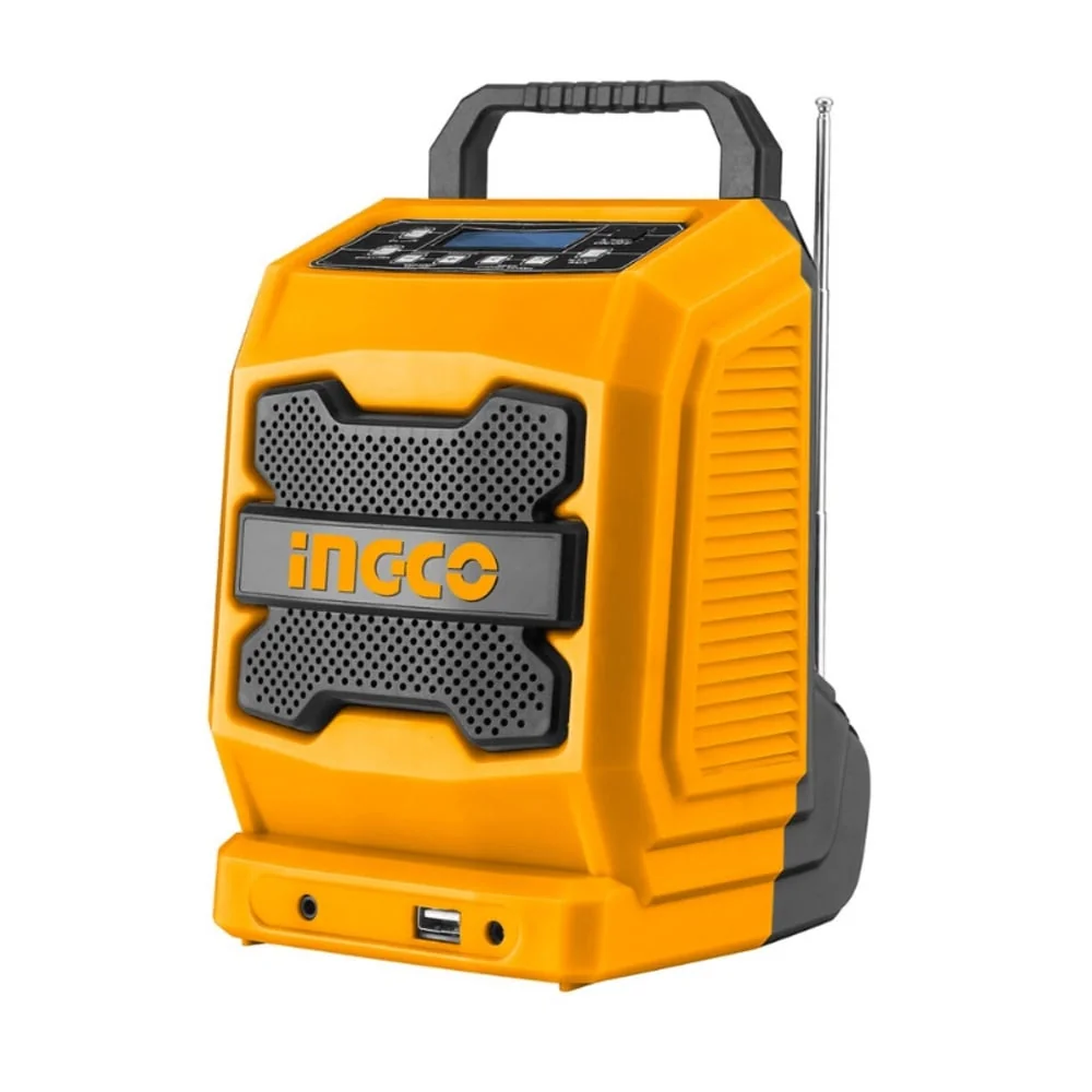 Boxa Portabila 20V Aux/Bluetooth 4.0 Fara Acumulator Ingco CJRLI2001