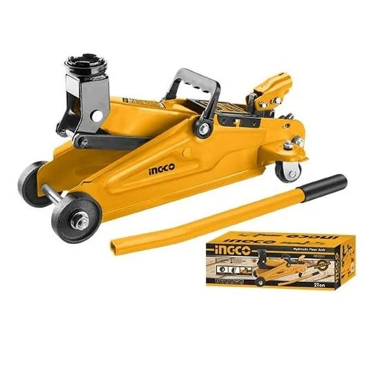 Cric Hidraulic Crocodil Cu Role 2T, 340mm, Ingco HFJ201