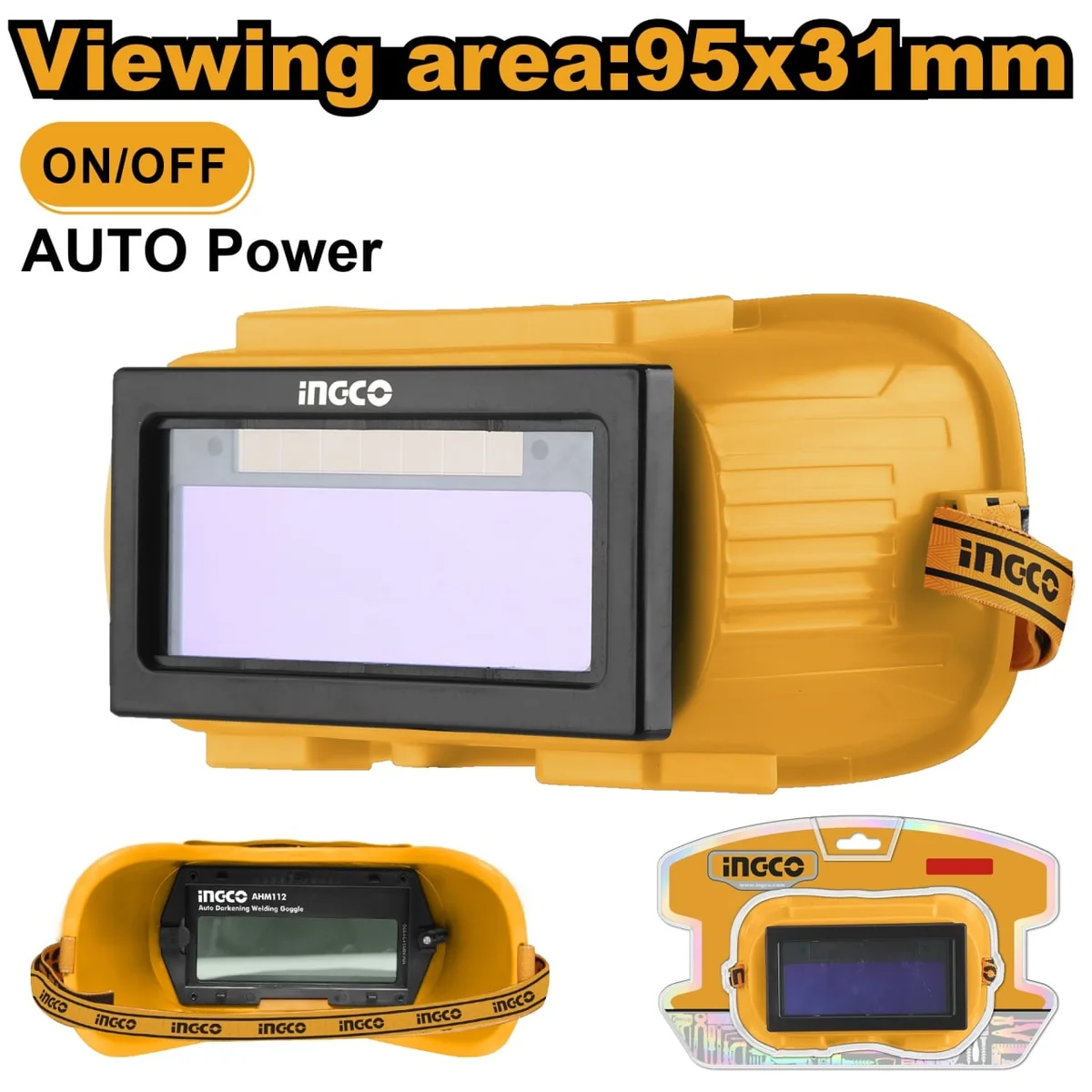 Ochelari Sudura Cu Auto-Intunecare Ingco AHM112