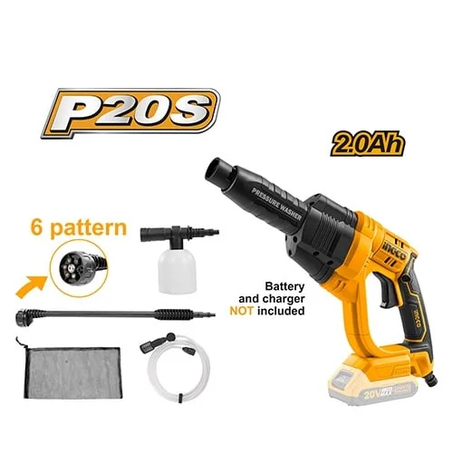 Aparat Spalat Apa Cu Presiune Turbojet 24.8 Bar 20A - Fara Acumulator INGCO CPWLI2008