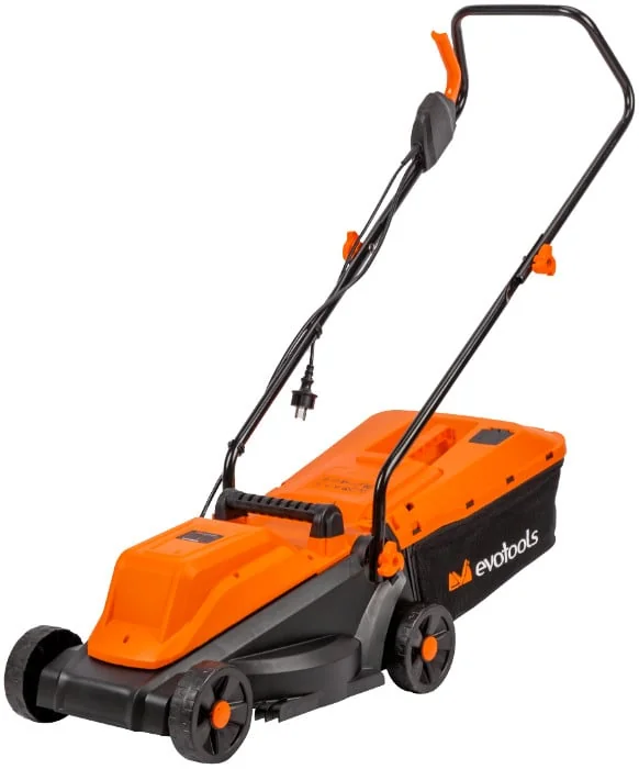 Mașină De Tuns Iarbă 1200 W Lm-1200 Epto 32 Cm Lățime Lucru, 3 Trepte Tăiere, 28 L Sac Colector
