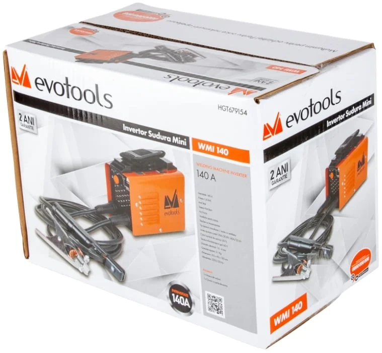 Aparat Invertor Sudura Mini 160 WMI, Anti-Stick, Evotools 679155