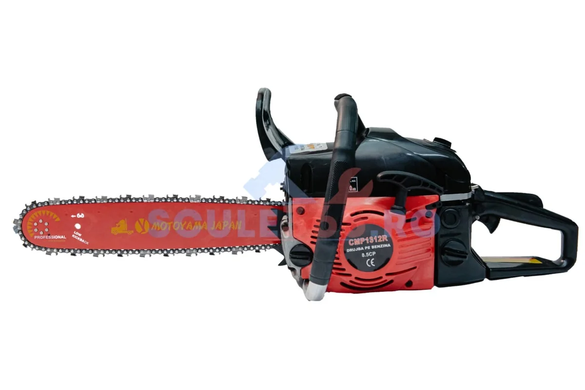 Mega Pachet 8.5cp Drujba Benzina + 2 Lanturi + 2 Lame + Ulei Ungere Lant 1L + Ulei Amestec 0.5L + 2 Bujii + Accesorii Motoyama Japan