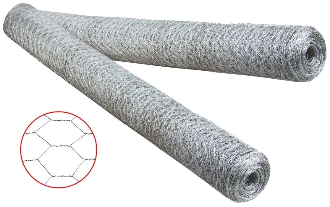 Plasa Gard Sarma Rabitz Impletita, L50m, H1m, 0.53mm Grosime