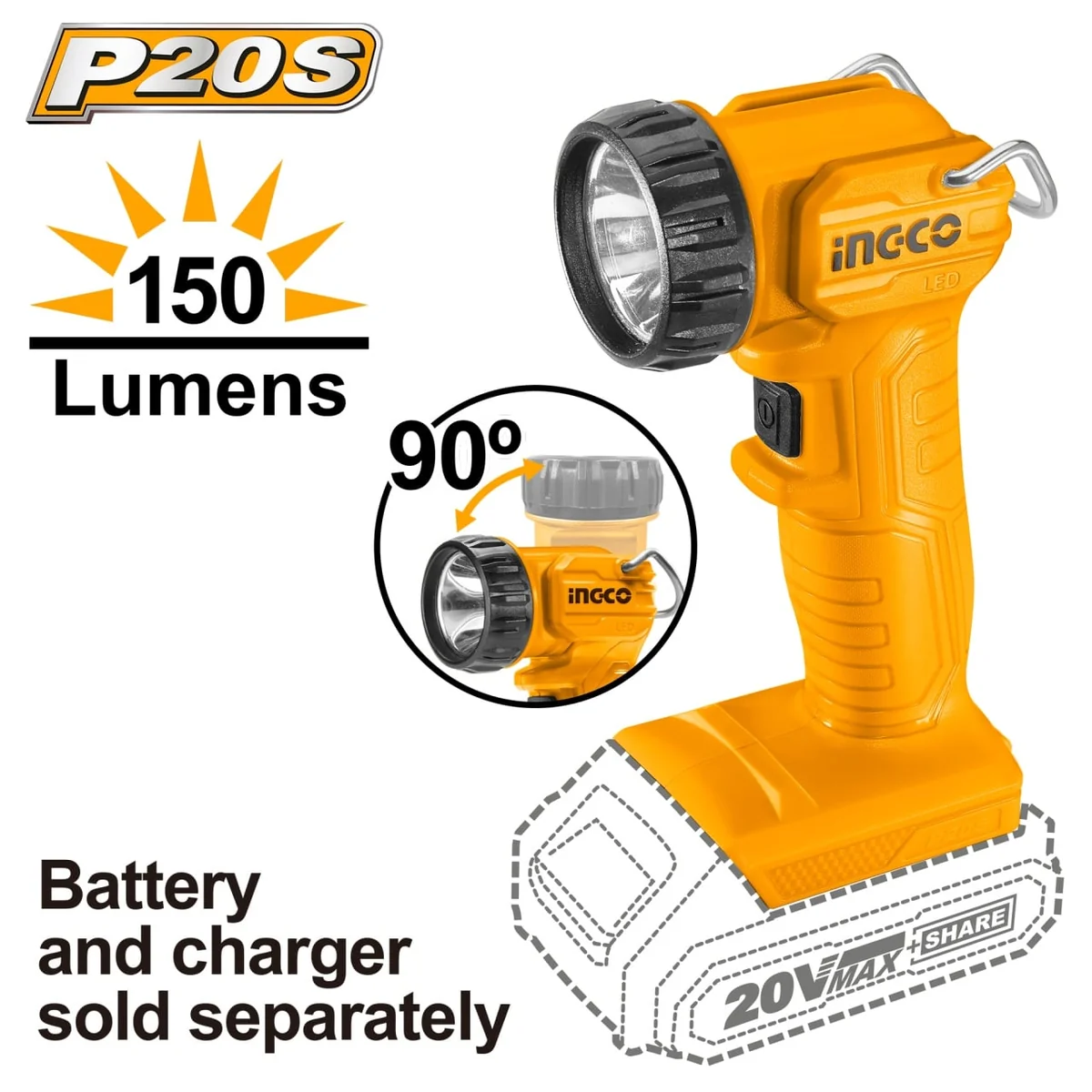 Lanterna 20V 150 Lumeni (Nou)