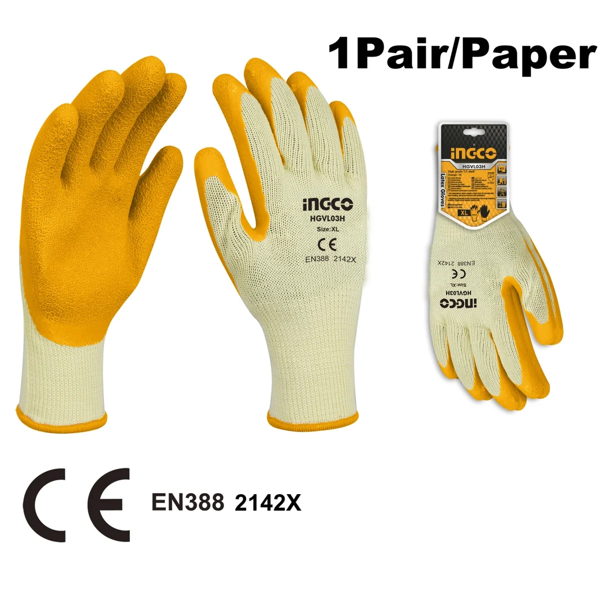 Manusi Cauciucate Panza XL INGCO HGVL03