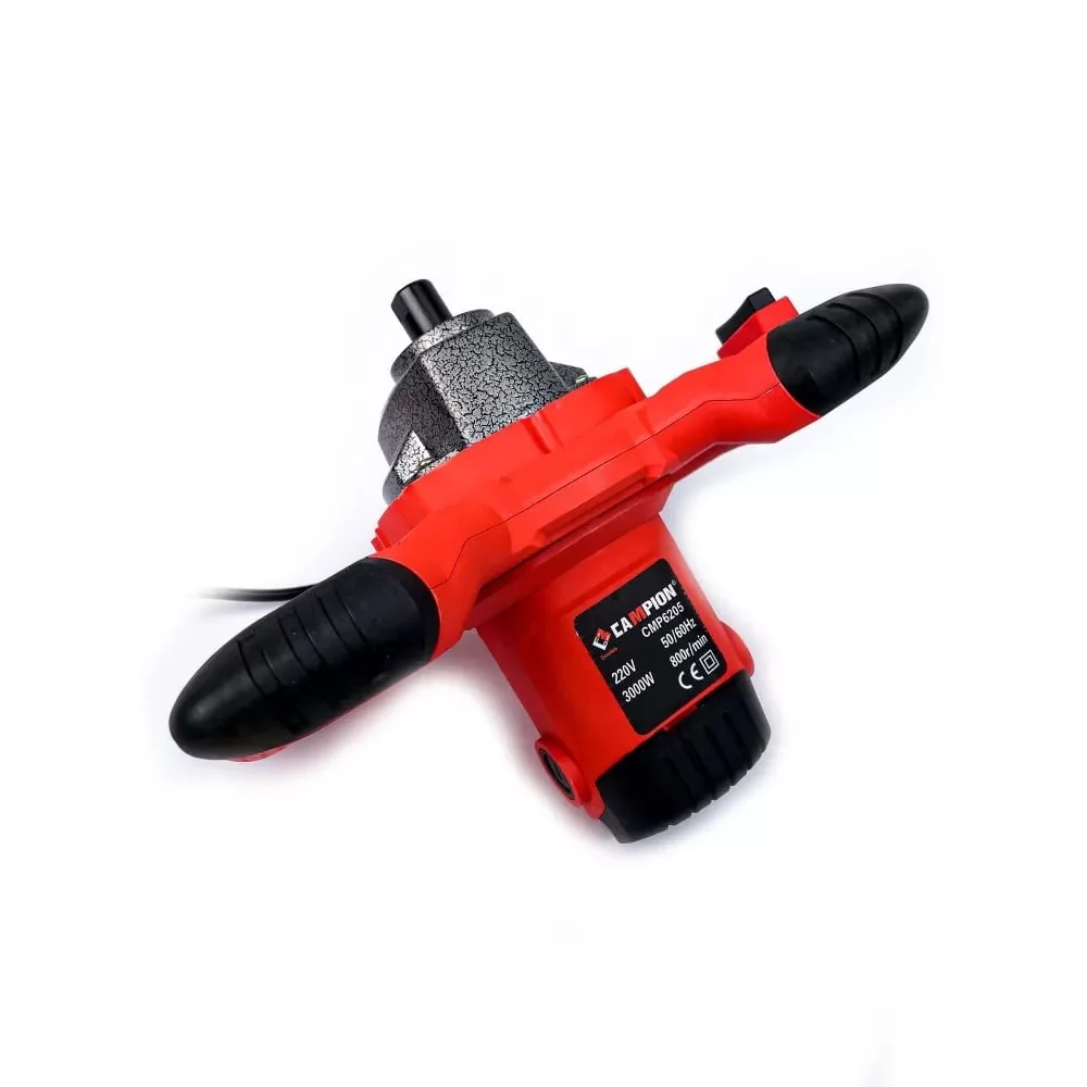Amestecator Mixer Electric 3000W, 6 Trepte Viteza, 800Rpm, 120mm, Beton, Mortar Campion CMP6205