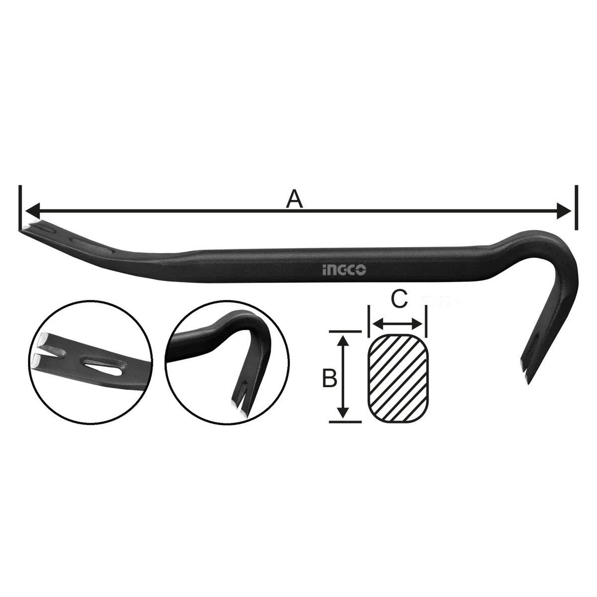 Ranga 24'' (600mm) INGCO HWBA01242
