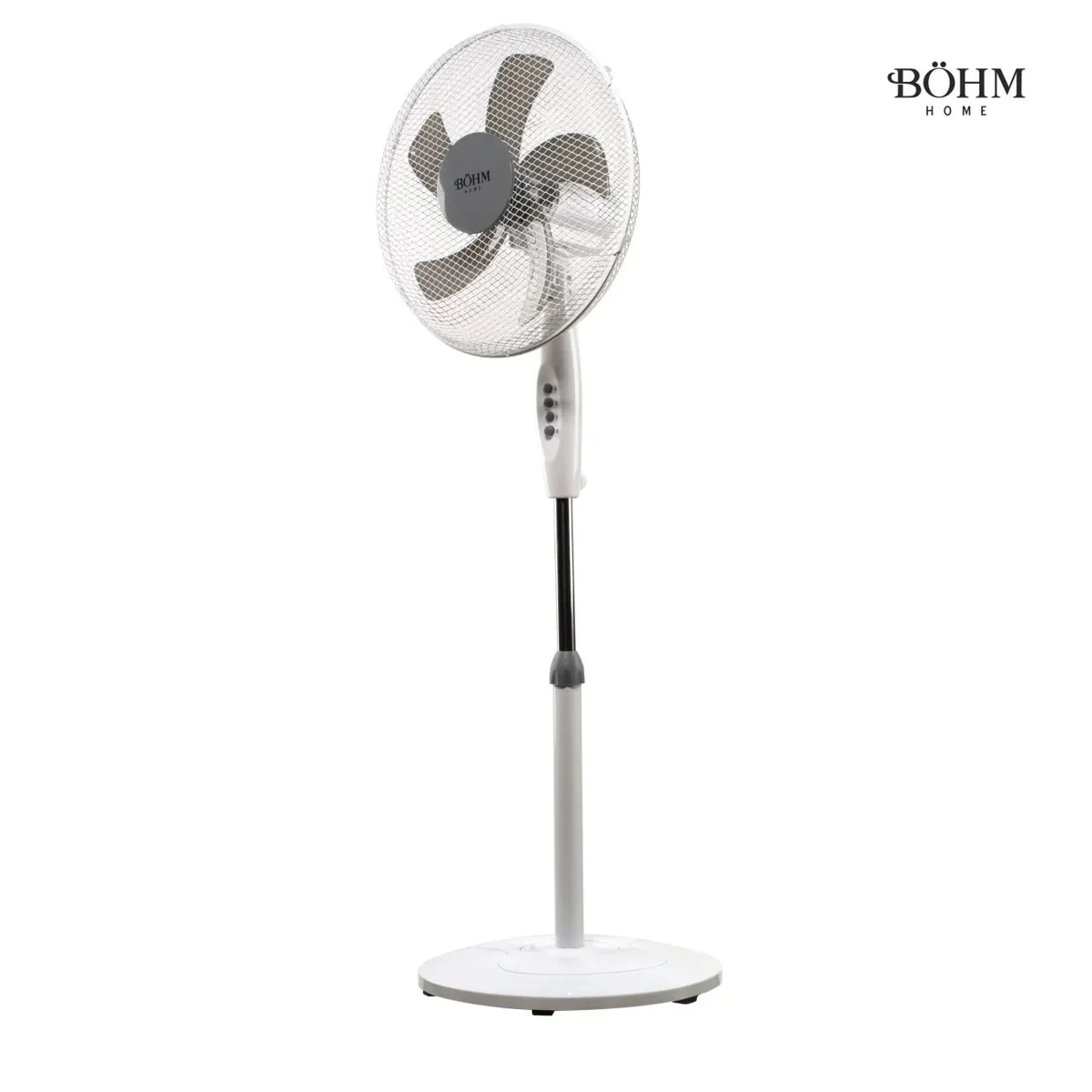 Ventilator Aer 16'' 125 Cm Reglabil Oscilație 90 Grade 3 Viteze 50W 5 Pale BOHM BLSF-4043