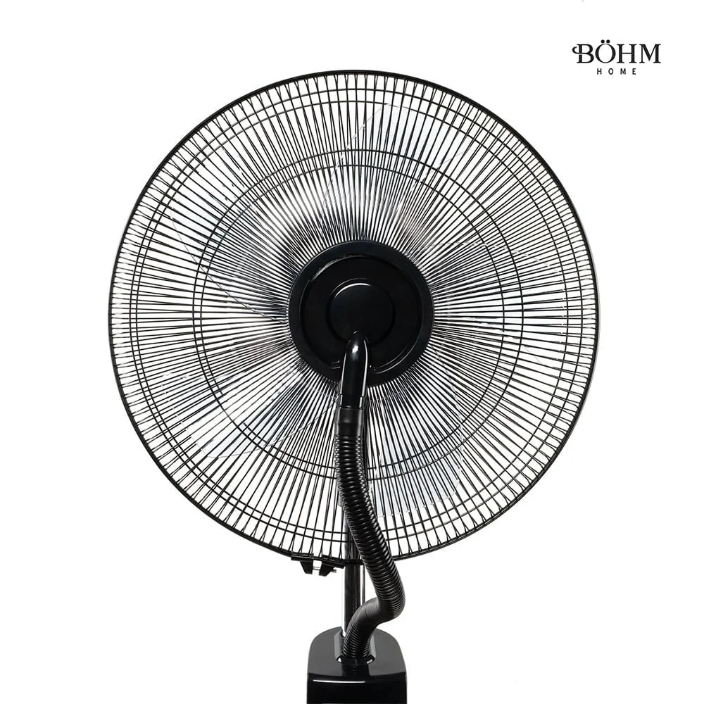 Ventilator Racire Aer Cu Pulverizare Apa Si Umidificare 16'', Oscilatie 80 Grade, 3 Viteze, 90W, 5 Pale, BÖHM BSP40-RA