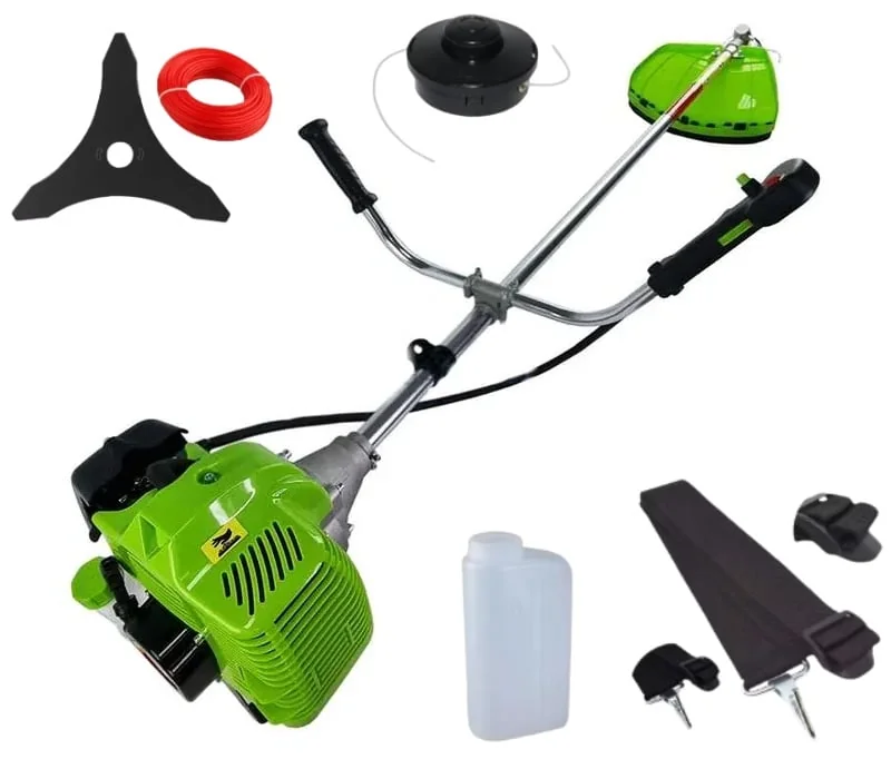 8.5Cp Mega Motocoasa Benzina 2T Timpi 8.5Cp, 12000Rpm, 58Cc, Model 2025, Easy-Start, Fresco Power By ItalianTech CMP1545
