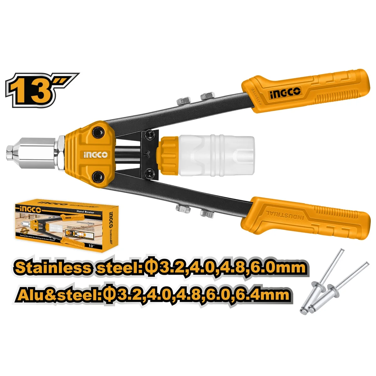 Cleste Popnituri 13" Ingco Hr131