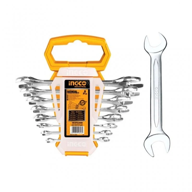 Trusa Chei Fixe 6-22mm 8buc INGCO HKSPA2088