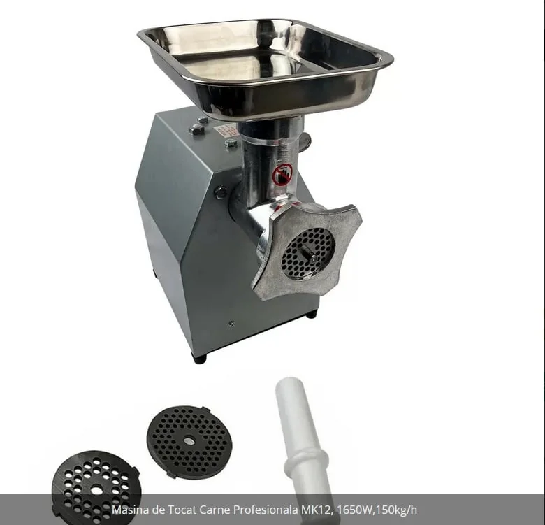 Mașină Electrică De Tocat Carne Profesională Mk8 AlTai – 750W, Oțel Inox, Accesorii Incluse – Campion CMP0868