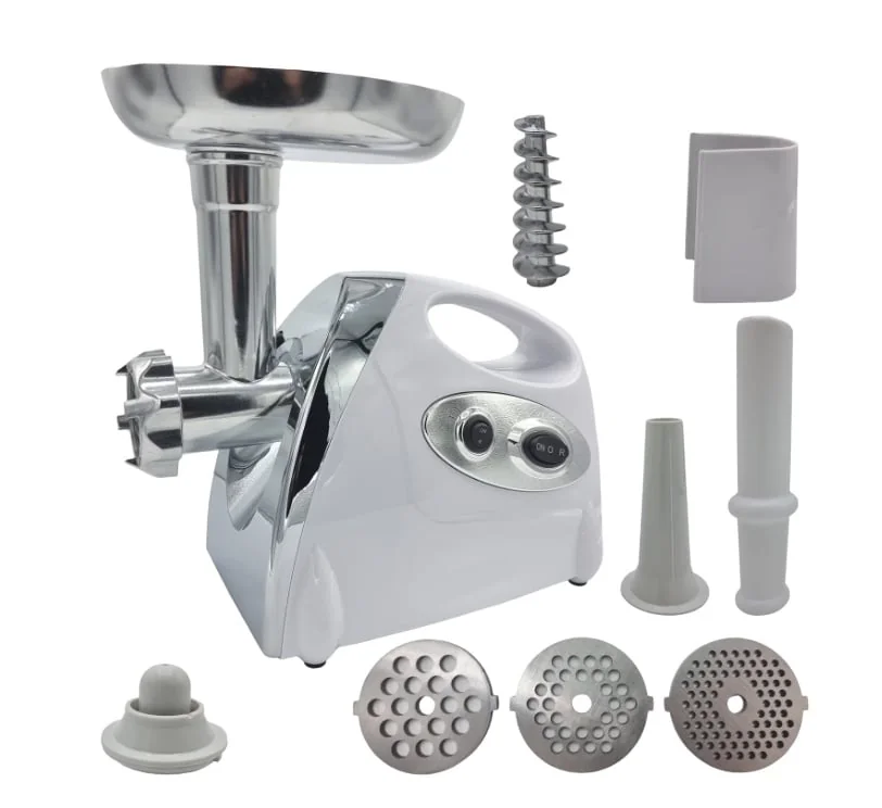 Masina De Tocat Carne Electrica 3000W, *3 In 1*, Carne, Carnati, Chiftele, 3 Site Inox, PROFESSIONAL Campion CMP1683