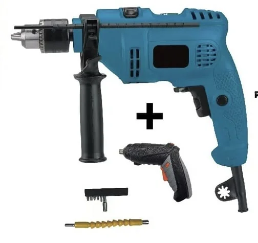 Masina De Gaurit Bormasina Cu Percutie + Surubelnita Electrica, 35 Piese, Valiza, Campion CMP1651