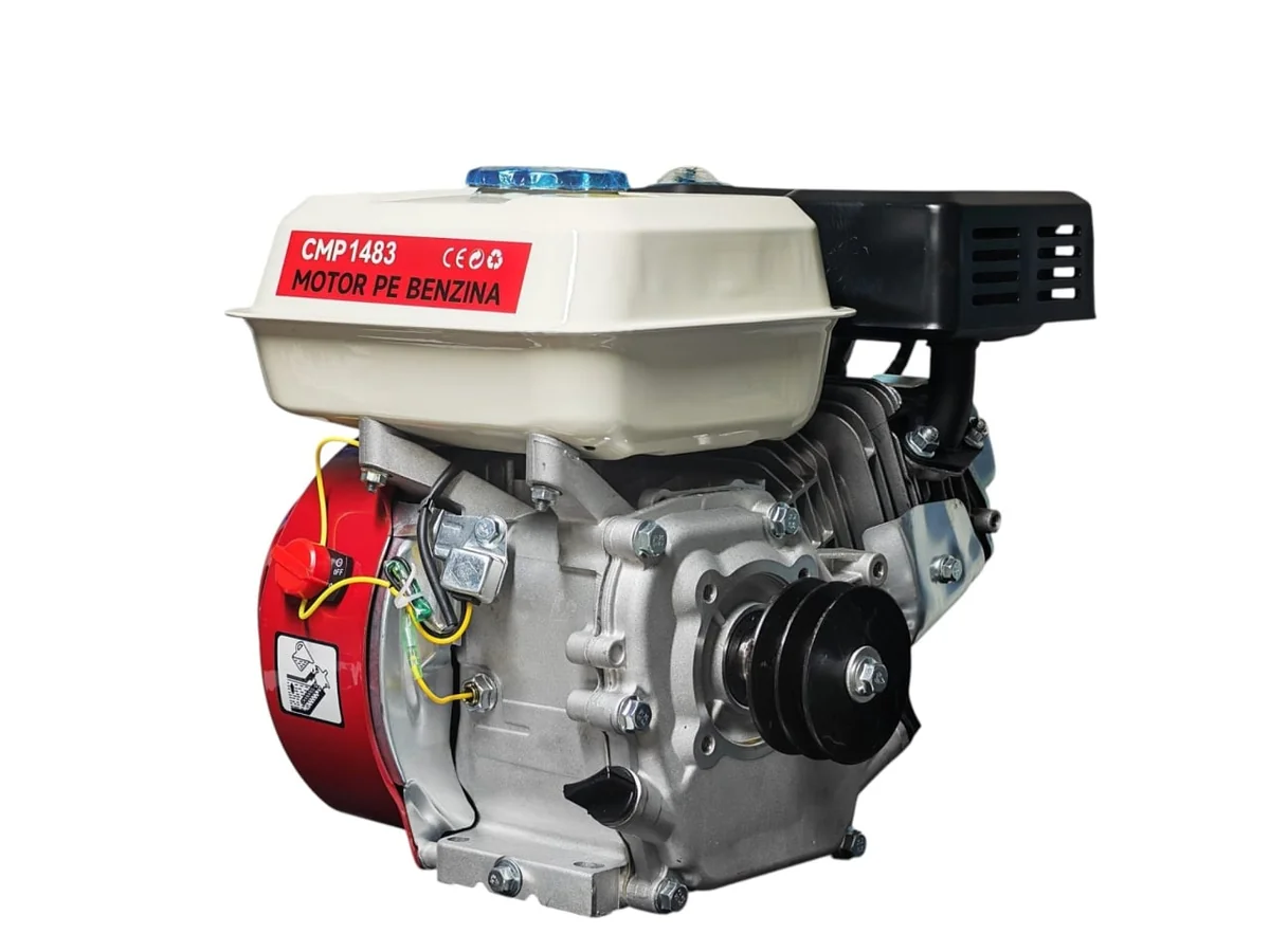 Fulie Cadou Motor Benzina 7.5cp, 4 Timpi, 196cmc, 3600rpm Ax 3/4, 15kg, Pentru Generator, Motocultor, Motopompa Etc Campion CMP1483