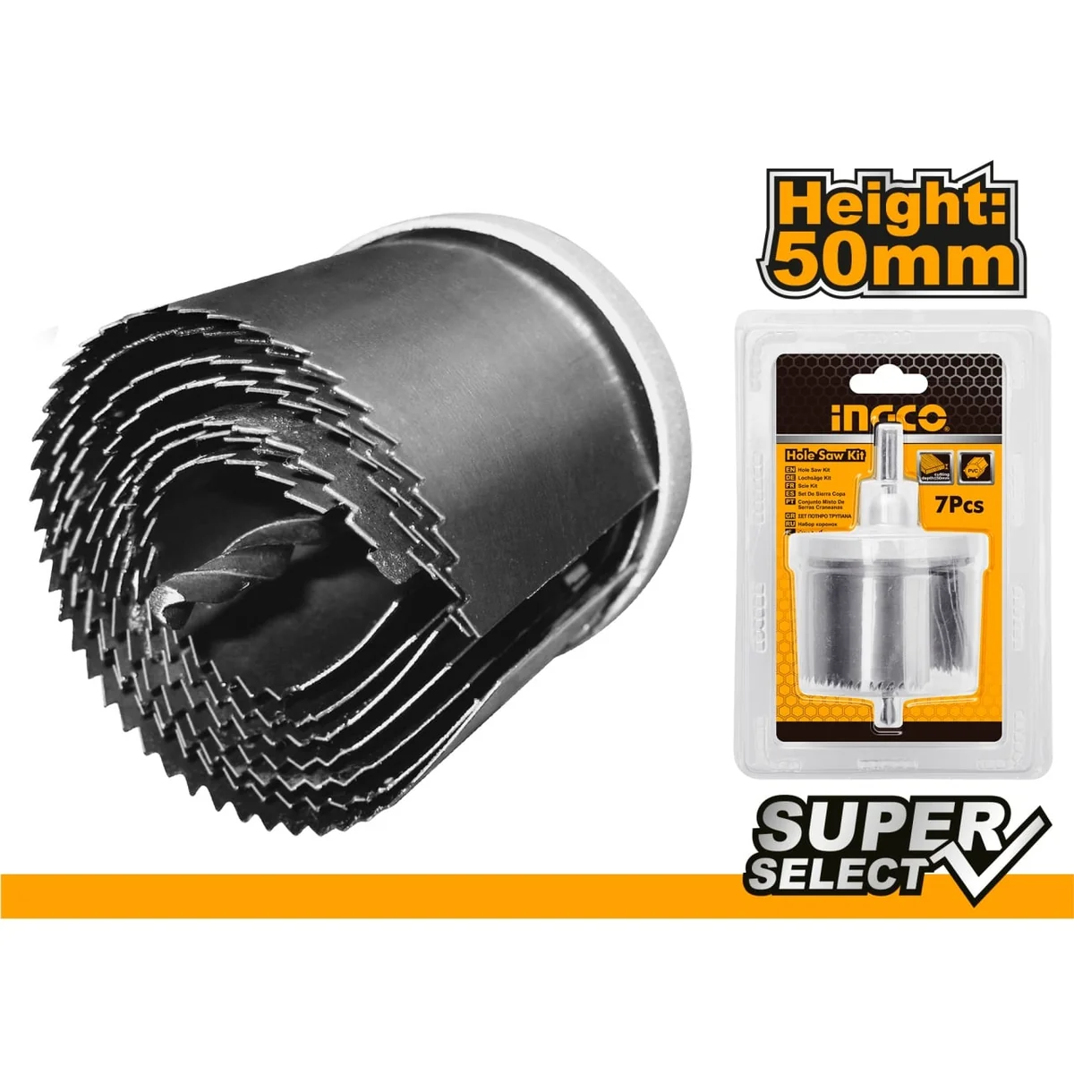 Freza Rigips 7Pcs Ingco AKHS702