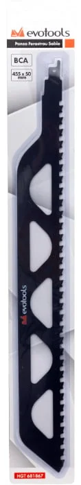 Lama Ferastrau Sabie Pentru BCA 455 X 50 Mm, 1.5 Mm Grosime Evotools