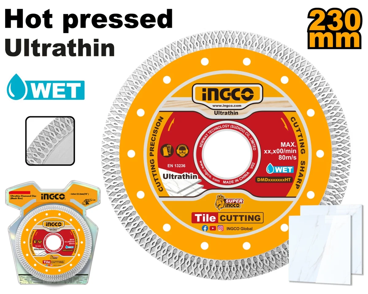 Disc Diamantat Continuu Ultra Subțire 115x0.8mm Industrial