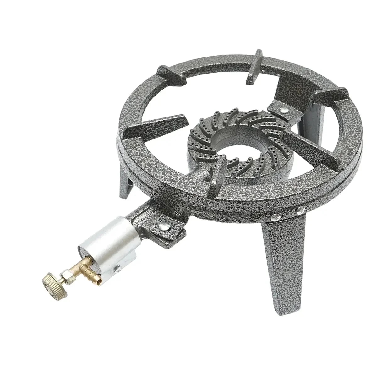 Arzator Pirostie Pentru Ceaun Cu Gaz, 6500W, 450G/H, 335x85x350mm, Din Fonta, Propan-Butan, GPL, EURGAS B4630