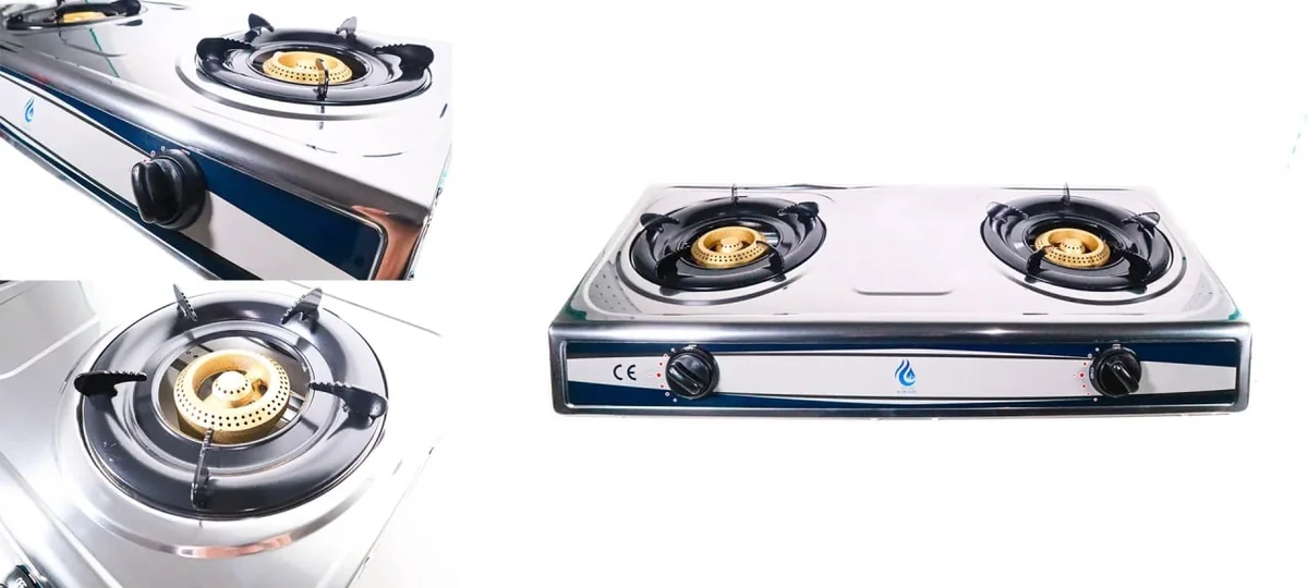 Aragaz Exterior EurGas Inox 2 Q 2 KW Ingco B4628