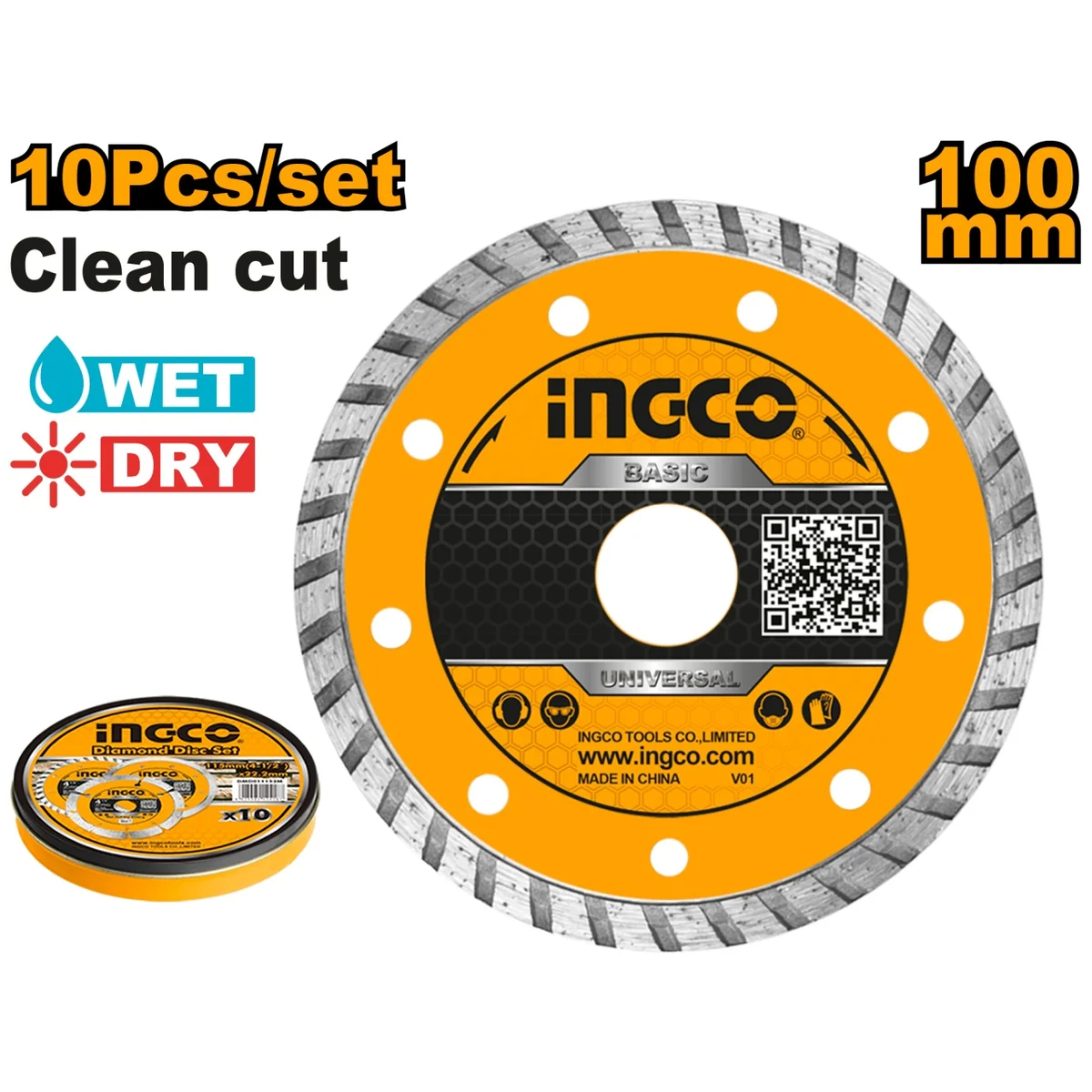 Disc Diamantat Turbo 180mm (Metal Box)