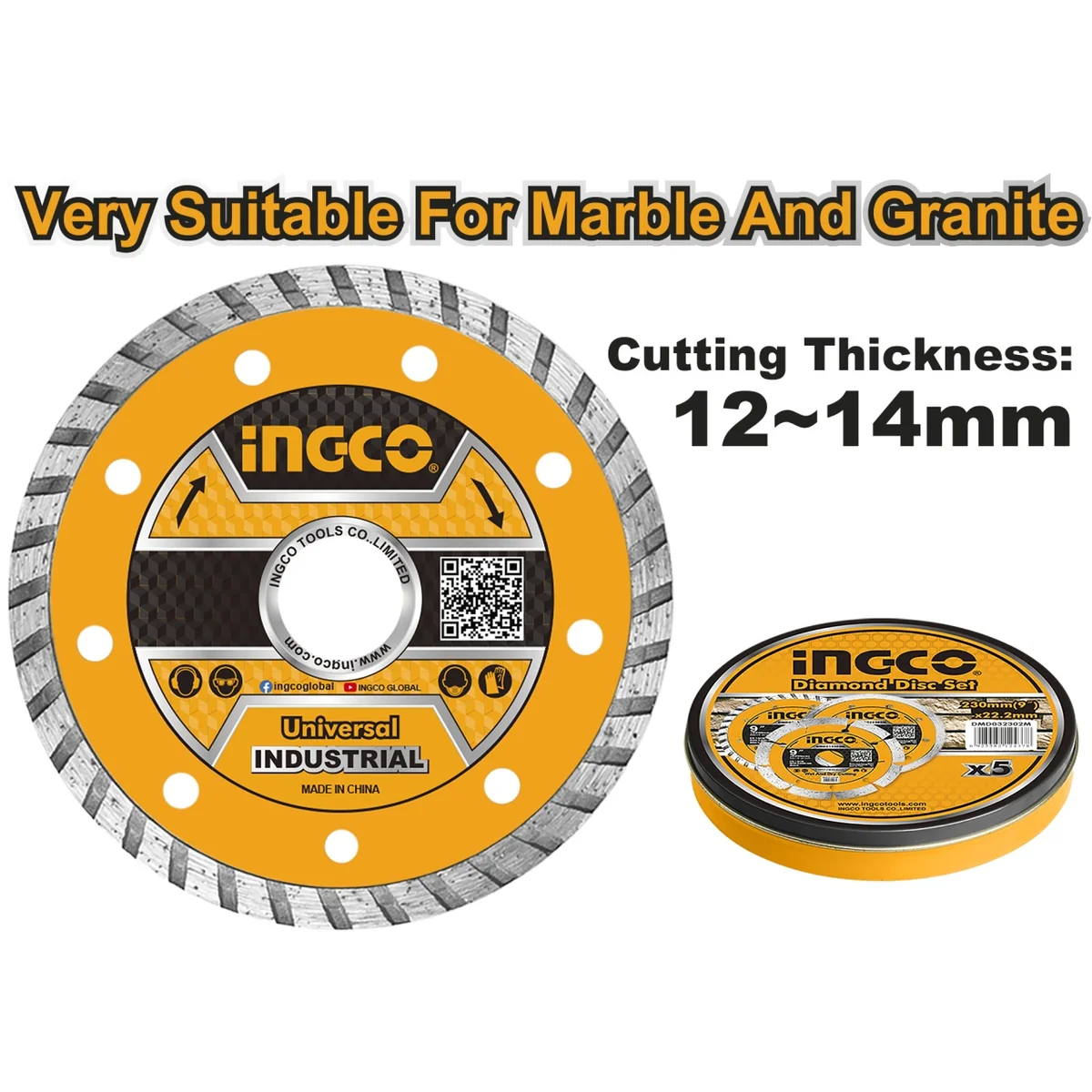 Disc Diamantat Turbo 180mm (Metal Box)