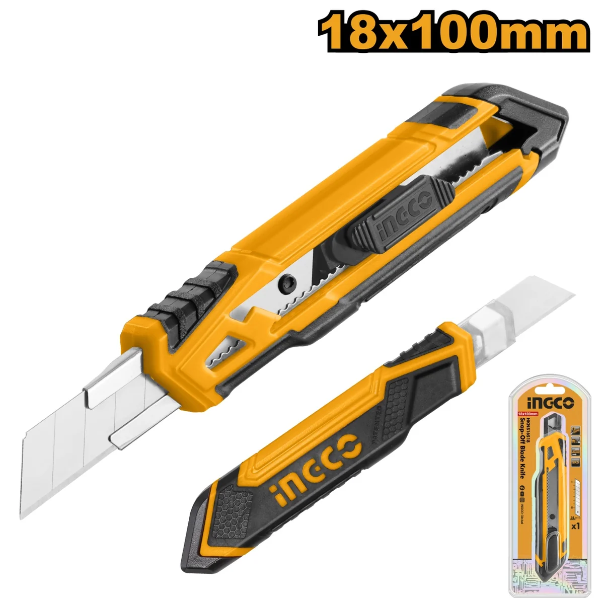 Cutter Plastic Cu Mâner Cauciuc Ingco Hkns16518 – Precizie Și Confort Pentru Utilizări Diverse