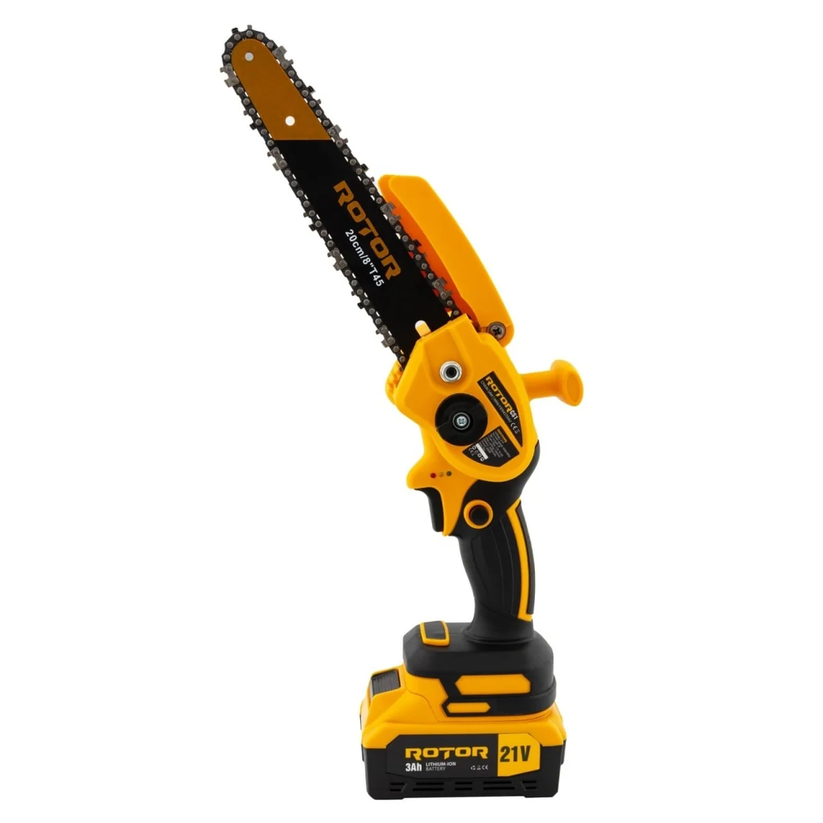 Set Mini Drujba Electrica Si Foarfeca De Gradina Cu 2 Acumulatori 3AH, 21V, Brushless ROTOR