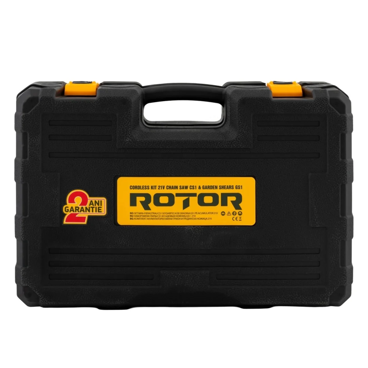 Set Mini Drujba Electrica Si Foarfeca De Gradina Cu 2 Acumulatori 3AH, 21V, Brushless ROTOR