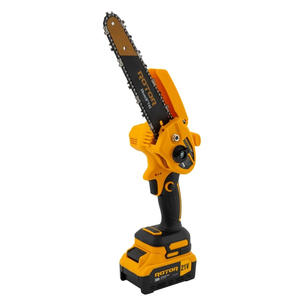 Set Mini Drujba Electrica Si Foarfeca De Gradina Cu 2 Acumulatori 3AH, 21V, Brushless ROTOR