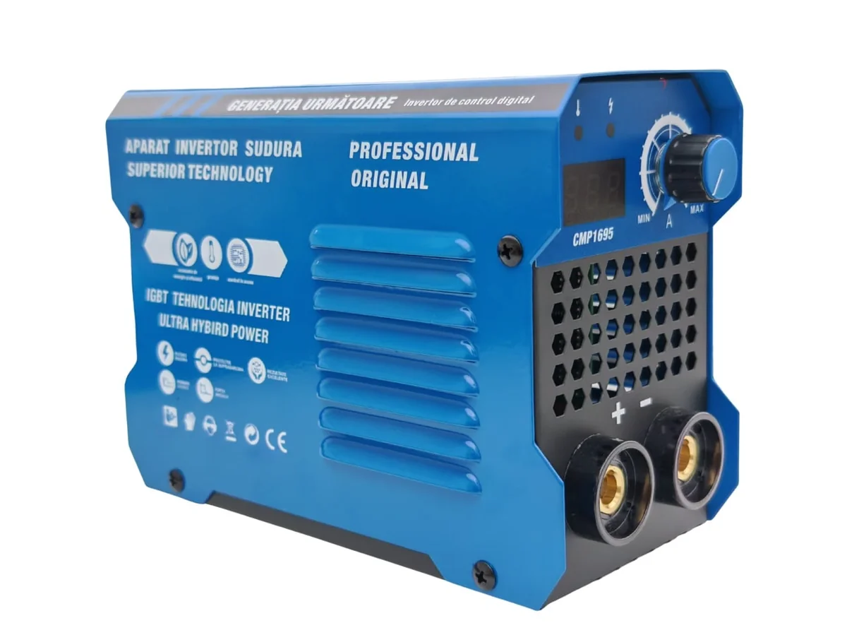 Aparat De Sudura Tip Invertor 494A, In Valiza, Reglaj, Afisaj Digital, Ventilat, 1.6-4mm, Uralmash Professional Cmp1695