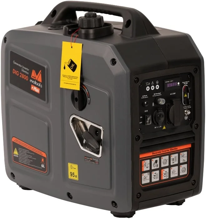 Generator De Curent 2800W Silentios Invertor, 4 Timpi 121 Cmc, Evotools Plus Dig 2800 (P[W]: 2800) 683428